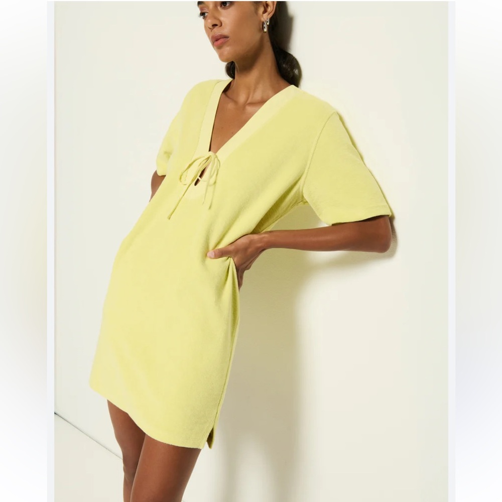 NWT nation ltd rio cover up dress in citrus